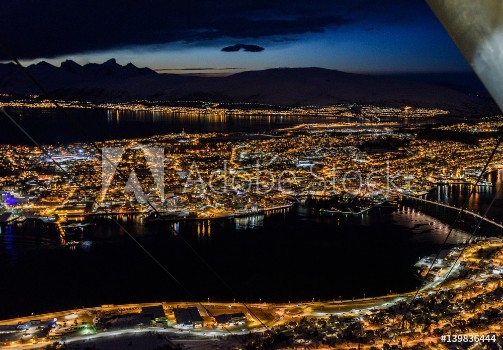 Picture of Tromso Norway by night